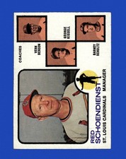 1973 Topps Set-Break #497 Red Schoendienst NR-MINT *GMCARDS*