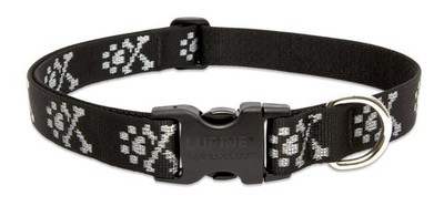 LupinePet Originals 1'' Bling Bonz 25-31'' Adjustable Collar for Extra Large Dogs
