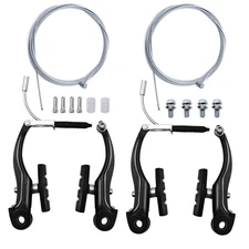 2 Pairs Bike brakes, Universal Complete V Bike Brakes set, Mountain Bike