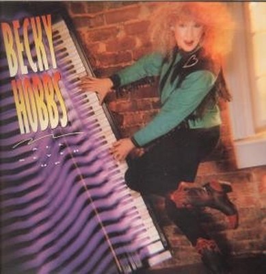 Becky Hobbs All Keyed Up LP Vinyl USA MTM 1988 Hülle Hat Eine Falte Oben