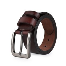 Mens Belts for Jeans Casual Work Dress 34"-62" Men Belt Leather Big and Tall,...