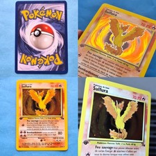 Carte Pokémon Sulfura 12/62 Fossile - Edition 1 - Holo - FR - NM-