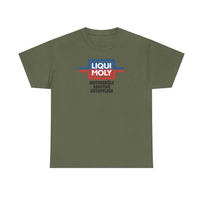 Retro Liqui Moly Unisex Heavy Cotton Gildan Tee Classic Auto Enthusiast T-Shirt