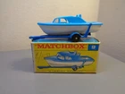 MATCHBOX LESNEY No 9D VINTAGE BOAT & TRAILER MINT IN BOX