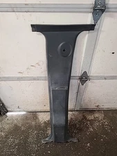 87-91 FORD F350 CREW CAB Left MIDDLE B PILLAR TRIM COVER DK GRAY Driver Grey