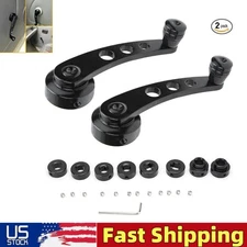 2PCS Aluminum Auto Window Crank Handle Winders Car Truck Glass Door Universal