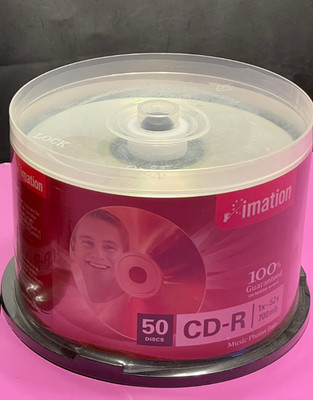 Imation CD-R 1x-52x 700MB - 50PK - NEW Sealed Spindle