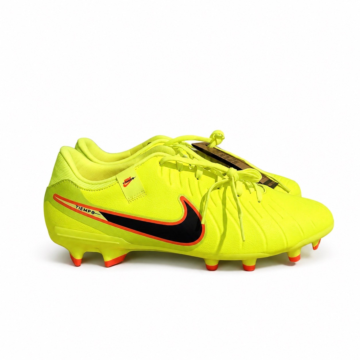 Nike Tiempo Legend 10 Academy MG Soccer Cleats Volt/Black DV4337-701 Men Sz 11.5