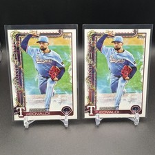 2025 Topps Holiday - Nathan Eovaldi #H47 Texas Rangers (2) Cards