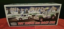 2011 Hess Toy Truck Race Car IOB Tested
