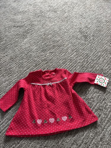 Little Me First Christmas Dress 12 Months - Picture 1 of 1