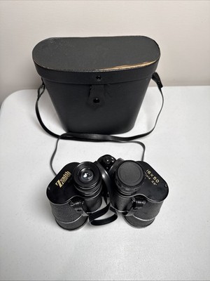 VINTAGE  ZENITH TEMPEST 16X50 FIELD 3.5 DEGREE BINOCULARS WITH CASE JAPAN 04210