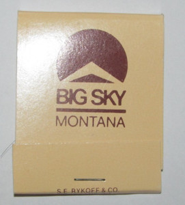Matches Matchbook Big Sky Montana MT The Huntley Lodge