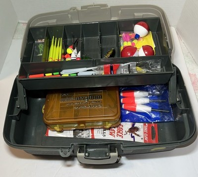 Plano Fishing Tackle Box w/Dividers - Bait Storage/Carrying Case - Series 4100
