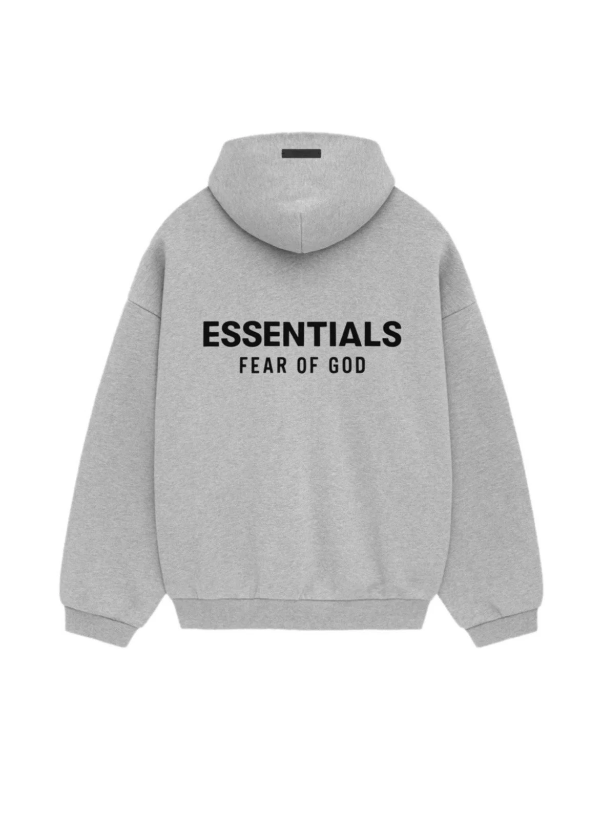 Felpa con cappuccio Fear of God Essentials Light Heather Grey SS24 taglia XL nuova 192HO246258F