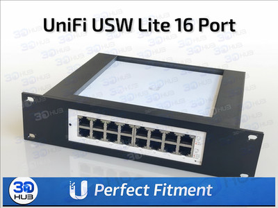 Ubiquiti UniFi USW-Lite-16-POE 10 Inch Rack Mount Bracket Network Switch