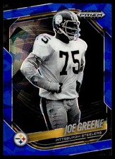 2025 Panini Prizm Black BLUE ICE Joe Greene /125 Steelers #122 C25