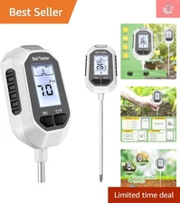 User-Friendly Soil Tester for Moisture, pH, and Temperature – Indoor & Outdoor