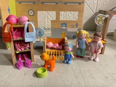 HABA Little Friends Doctor/Dollhouse Dollhouse Set w/Accessories