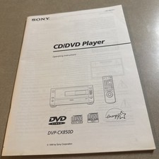 Rare Original Sony Operating Instruction Owne...