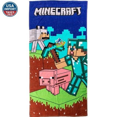 Minecraft towel 70x140cm