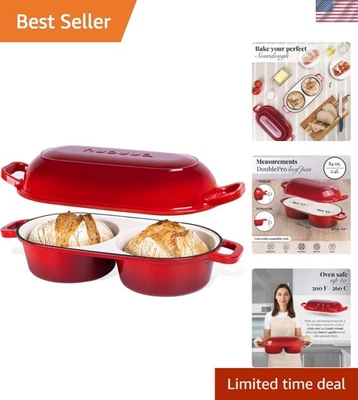 Dutch Oven zum Sauerteigbrotbacken - Emaillierter Brot Laib Topf aus Gusseisen - ... - Bild 1 von 4
