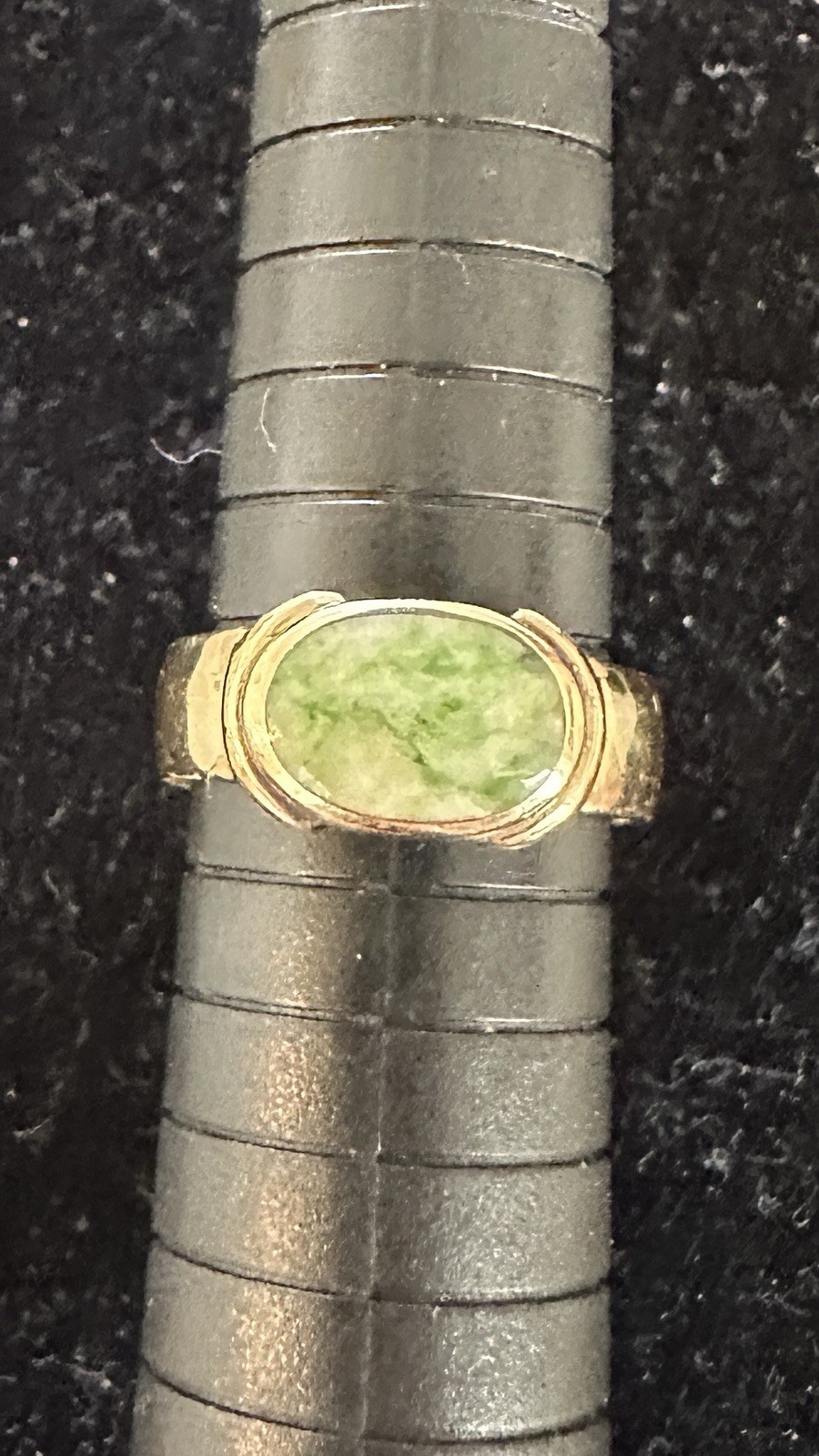 14k Jade Ring - image 2