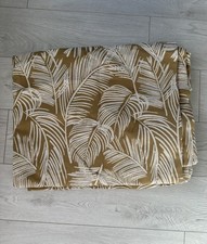 Image of Tropical Print Polyester Viscose Blend Curtains, Approx Length 177cm Width 220cm