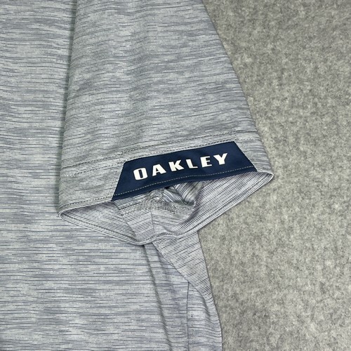 Oakley Tailored Fit Blau Weiß Herren Polo Größe XL - Bild 4 von 8