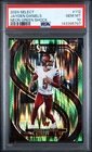 2024 Panini Select Jayden Daniels #112 Neon Green Prizm Shock PSA10 RC