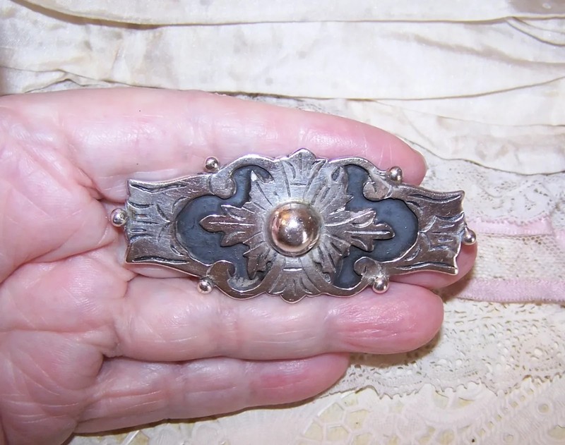 Vintage Made in Mexico Mexican 980 Silver Brooch Pin