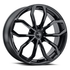 19x9.5 Voxx Malta Gloss Black Wheel 5x4.5 42mm