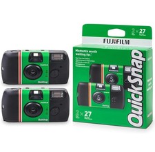 Fujifilm QuickSnap Flash 400 One Time Use 35mm Camera with Flash, 27 Exposures.
