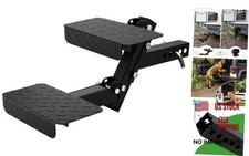 Hitch Step 2 Inch Receiver for SUV Truck RV  Heavy Duty Dog Stairs