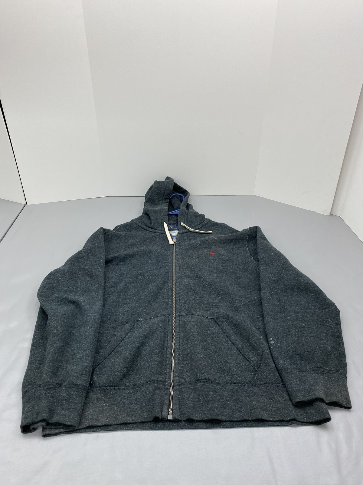 Polo Ralph Lauren Felpa con Cappuccio Uomo 2XL Felpa Full Zip Rosso Pony Pullover