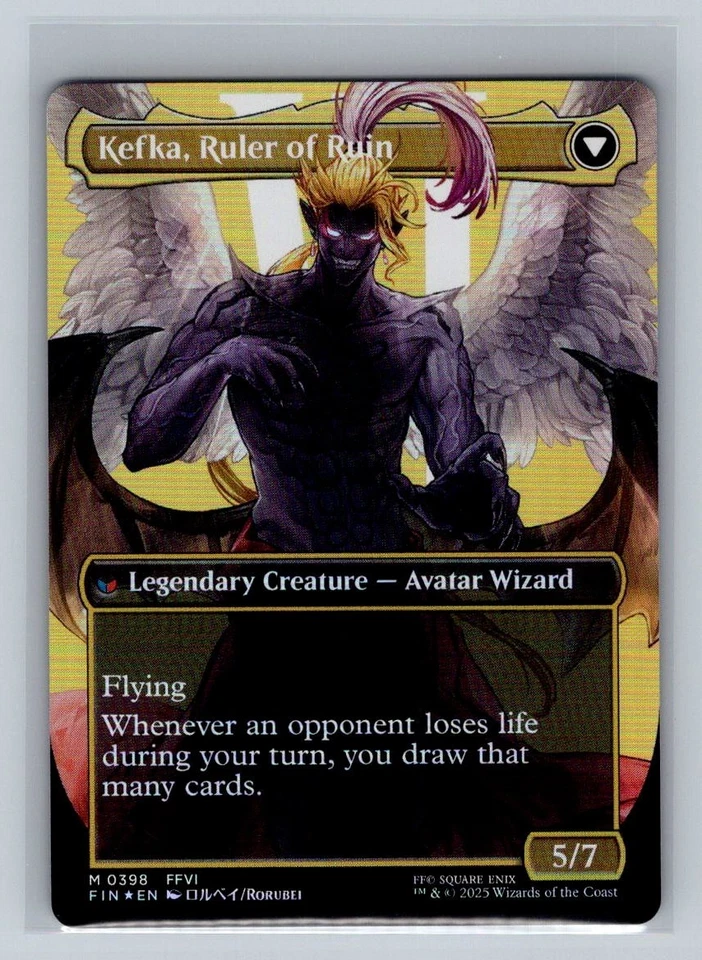 Kefka, Court Mage (0398) [Borderless Foil] (NM) - MTG - Final Fantasy (ENG) - Image 2 of 2