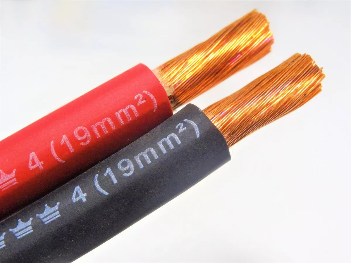 16 Gauge Red & Black Power Ground Wire 25 ft Each 50 Total Stranded Copper Clad