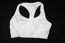 104X04 Hanes B0820 Jogbra Seamless Wirefree Sports Bra MD White NWOT