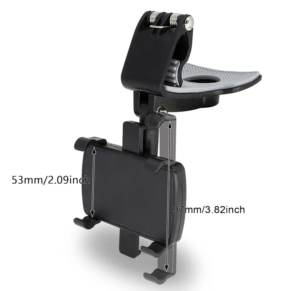 Cell Phone Mount Car Dashboard 360° Stand Holder Universal Cradle Clip on GPS Foto 2 de 4