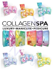 LA PALM Collagen Spa 6 Step Manicure/Pedicure Kit -Choose From 6 luxury SCENTS!