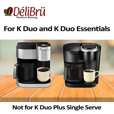 Delibru Reusable Coffee Filter Mesh for Keurig K Duo Brewers