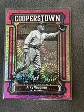 Arky Vaughan 2023 Donruss Cooperstown Pink Fireworks Parallel
