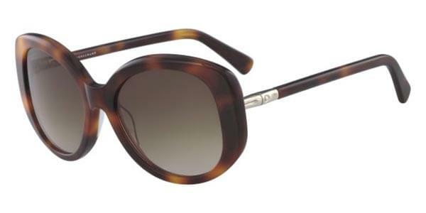 Longchamp Lo601s 214 Women Sunglasses Havana Brown Frame  display picture 1