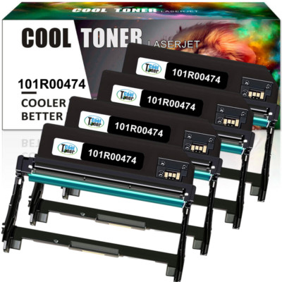 4 Pack Compatible for Xerox Phaser 3052 3260 WorkCentre 3215 3225 Drum 101R00474