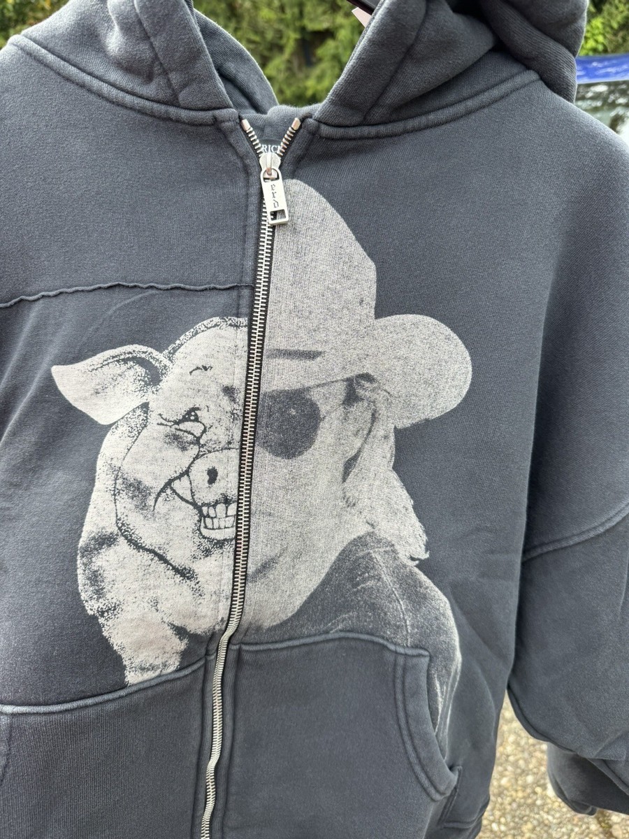 ENFANTS RICHES DEPRIMES PIG ALLEN JACKSON ASSEMBLAGE ZIP UP