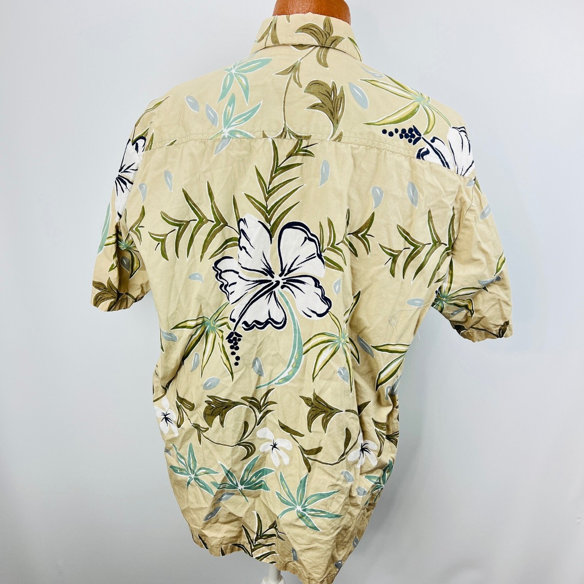 Kahala John Severson Surfer Hawaiian Aloha L Shirt Plumeria