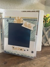 Scrapbook Album 8 x 8 Premade And Ready For Pictures - Look At All The Pages 