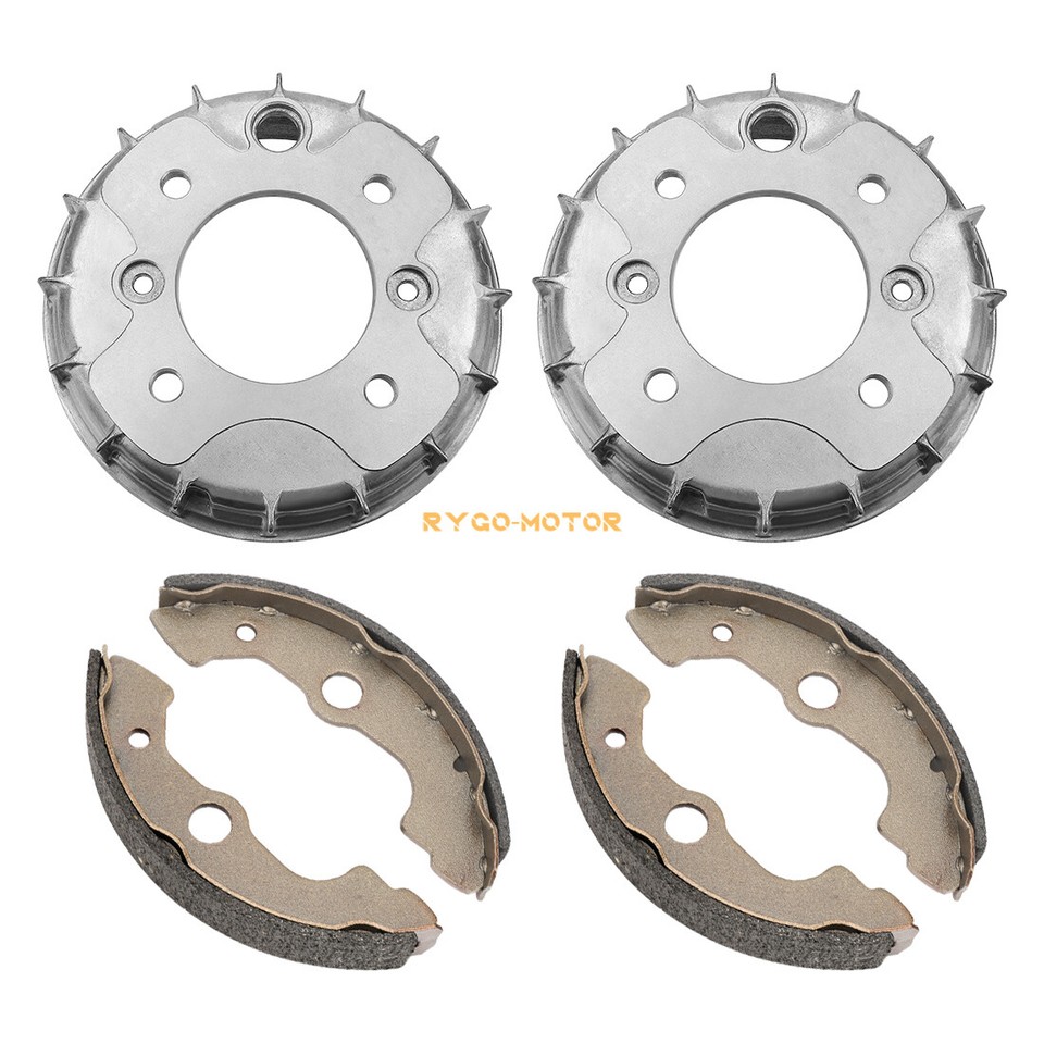 4xFront Brake Wheel Cylinders W/Shoes Hole Plug Kit For Honda Foreman 450 TRX450 - Foto 9