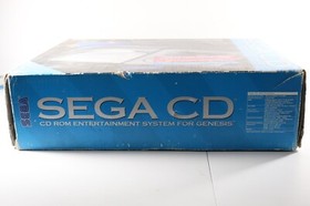 Sega CD Model 2 & Genesis Console Bundle w/ Box, Good Condition + Games -TESTED
