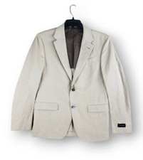 Ermenegildo Zegna Trofeo Milano Easy 50R Drop7 Beige Wool Linen 2 Button Jacket